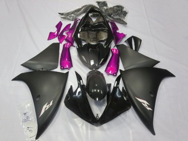 Wholesale 2012-2014 Yamaha YZF 1000 R1 Motorcycle Fairings - Glossy Black Matte Black Pink Canada