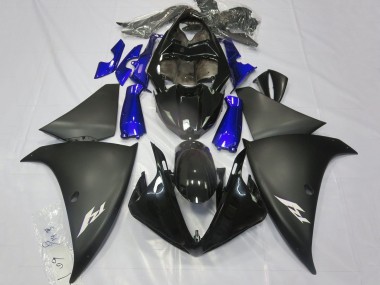 Wholesale 2012-2014 Yamaha YZF 1000 R1 Motorcycle Fairings - Glossy Black Matte Black Blue Canada