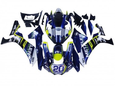 Wholesale 2015-2019 Yamaha YZF 1000 R1 Motorcycle Fairings - White Blue Yellow Black Canada