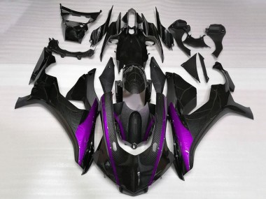 Wholesale 2015-2019 Yamaha YZF 1000 R1 Motorcycle Fairings - Faux Carbon Fiber Purple Canada