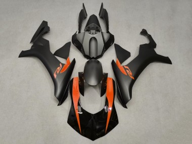Wholesale 2015-2019 Yamaha YZF 1000 R1 Motorcycle Fairings - Matte Black Glossy Black Orange Canada