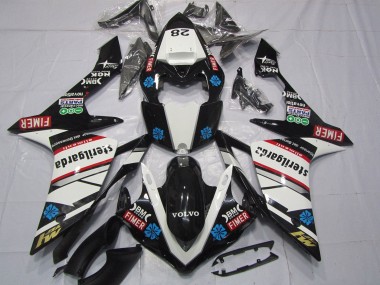 Wholesale 2007-2008 Yamaha YZF 1000 R1 Motorcycle Fairings - Glossy Black White Red Blue Volvo Sterilgarda Fimer Canada