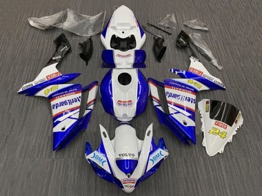 Wholesale 2007-2008 Yamaha YZF 1000 R1 Motorcycle Fairings - White Blue Red Volvo Fimer Sterilgarda Canada