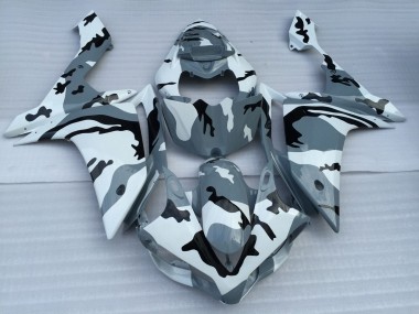 Wholesale 2007-2008 Yamaha YZF 1000 R1 Motorcycle Fairings - White Grey Black Camouflage Canada