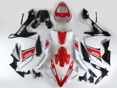 Wholesale 2007-2008 Yamaha YZF 1000 R1 Motorcycle Fairings - White Red Black Stripe Canada