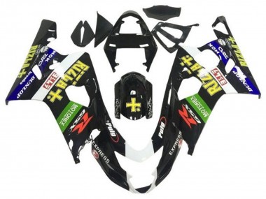 Wholesale 2004-2005 Suzuki GSXR 600 / GSXR 750 Motorcycle Fairings - Glossy Black Blue Green Yellow Rizla Canada
