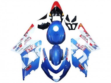 Wholesale 2004-2005 Suzuki GSXR 600 / GSXR 750 Motorcycle Fairings - Blue White Red Motul Canada