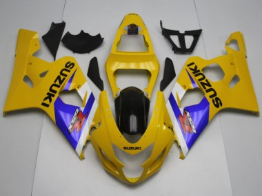Wholesale 2004-2005 Suzuki GSXR 600 / GSXR 750 Motorcycle Fairings - Yellow White Blue Black Canada