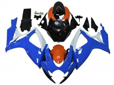 Wholesale 2006-2007 Suzuki GSXR 600 / GSXR 750 Motorcycle Fairings - Orange Blue White Black Canada