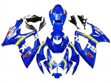 Wholesale 2006-2007 Suzuki GSXR 600 / GSXR 750 Motorcycle Fairings - Blue White Yellow Red Ecstar Canada