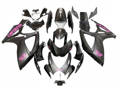 Wholesale 2006-2007 Suzuki GSXR 600 / GSXR 750 Motorcycle Fairings - Matte Black Pink Canada