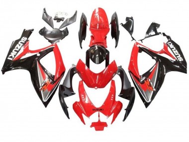 Wholesale 2006-2007 Suzuki GSXR 600 / GSXR 750 Motorcycle Fairings - Red Grey Glossy Black Canada