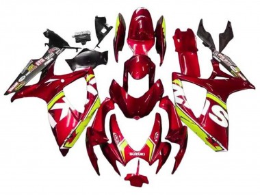 Wholesale 2006-2007 Suzuki GSXR 600 / GSXR 750 Motorcycle Fairings - Red Yellow White Black Canada