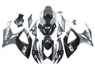 Wholesale 2006-2007 Suzuki GSXR 600 / GSXR 750 Motorcycle Fairings - Silver Glossy Black White Canada