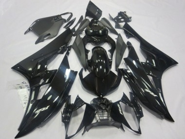 Wholesale 2006-2007 Yamaha YZF R6 Motorcycle Fairings - Glossy Black Matte Black Canada