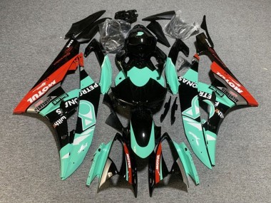 Wholesale 2006-2007 Yamaha YZF R6 Motorcycle Fairings - Light Green Red Black Petronas Motul Canada