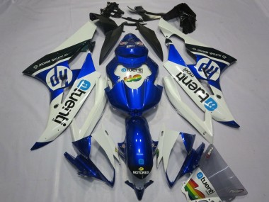 Wholesale 2006-2007 Yamaha YZF R6 Motorcycle Fairings - White Blue Black Canada