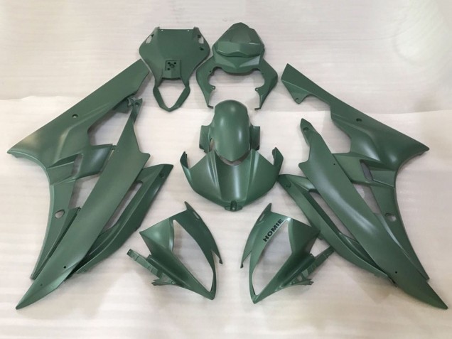 2006-2007 Yamaha YZF R6 Motorcycle Fairings - Army Green Canada