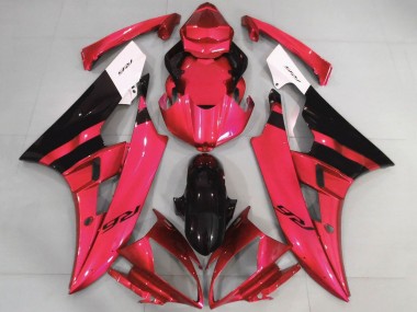 Wholesale 2006-2007 Yamaha YZF R6 Motorcycle Fairings - White Red Glossy Black Canada