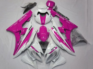 Wholesale 2006-2007 Yamaha YZF R6 Motorcycle Fairings - White Pink Canada