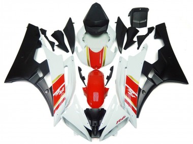 Wholesale 2006-2007 Yamaha YZF R6 Motorcycle Fairings - White Red Gold Matte Black Canada