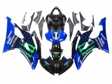 Wholesale 2008-2016 Yamaha YZF R6 Motorcycle Fairings - Blue Black Green Monster ENEOS Yamalube Canada