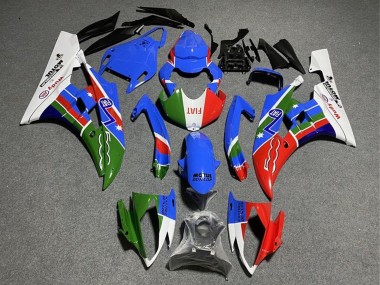 Wholesale 2008-2016 Yamaha YZF R6 Motorcycle Fairings - White Blue Green Red Fiat Dunlop Motul Michelin Canada