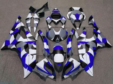 Wholesale 2008-2016 Yamaha YZF R6 Motorcycle Fairings - White Blue Grey Black Camouflage Canada
