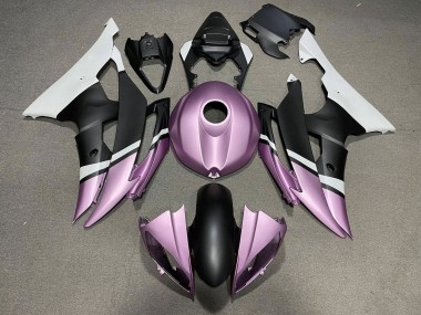 Wholesale 2008-2016 Yamaha YZF R6 Motorcycle Fairings - White Light Purple Matte Black Canada