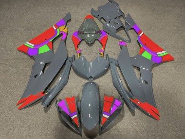 Wholesale 2008-2016 Yamaha YZF R6 Motorcycle Fairings - Nardo Grey Red Color Wheel Canada