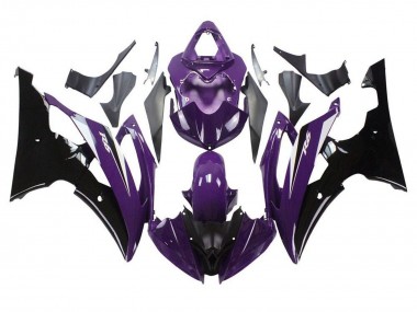 Wholesale 2008-2016 Yamaha YZF R6 Motorcycle Fairings - Purple Glossy Black Canada