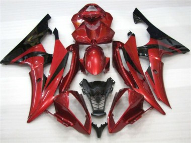 Wholesale 2008-2016 Yamaha YZF R6 Motorcycle Fairings - Red Black Canada