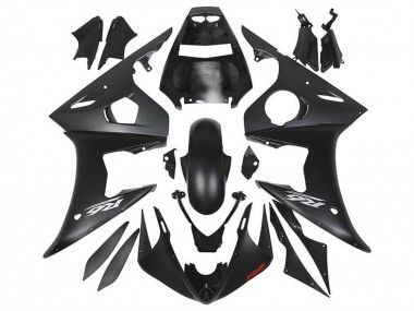 Wholesale 2005 Yamaha YZF R6 Motorcycle Fairings - Matte Black Silver Red Canada