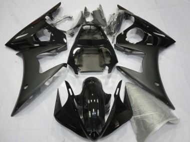 Wholesale 2005 Yamaha YZF R6 Motorcycle Fairings - Glossy Black Matte Black Canada