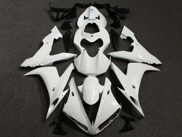 2005 Yamaha YZF R6 Motorcycle Fairings - White Canada