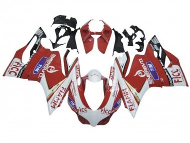 Wholesale 2013-2016 Triumph Daytona 675 Triple Motorcycle Fairings - White Red Fiamm Canada