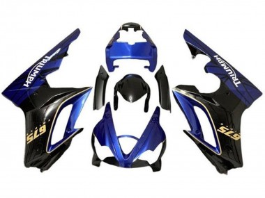 Wholesale 2009-2012 Triumph Daytona 675 Triple Motorcycle Fairings - Blue Glossy Black Canada