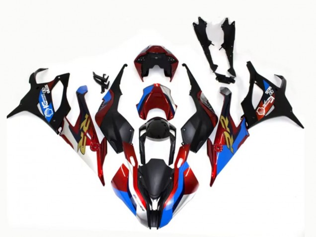 2019-2022 BMW S1000RR Motorcycle Fairings - Black Blue Red Gold Canada