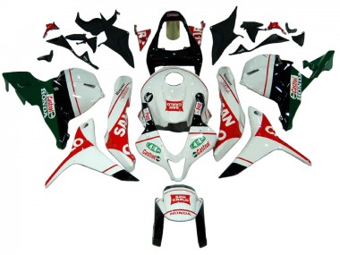 Wholesale 2009-2012 Honda CBR600RR Motorcycle Fairings - White Red Green Castrol San Carlo Canada