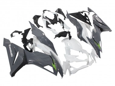 Wholesale 2019-2022 Kawasaki ZX6R Motorcycle Fairings - White Grey Green Canada