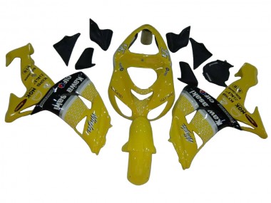Wholesale 2006-2007 Kawasaki ZX10R Motorcycle Fairings - Yellow Silver Black Elf Canada