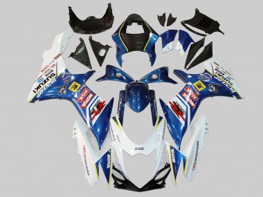 Wholesale 2011-2024 Suzuki GSXR 600/750 Motorcycle Fairings - White Blue Red Yellow Motul Dunlop Canada
