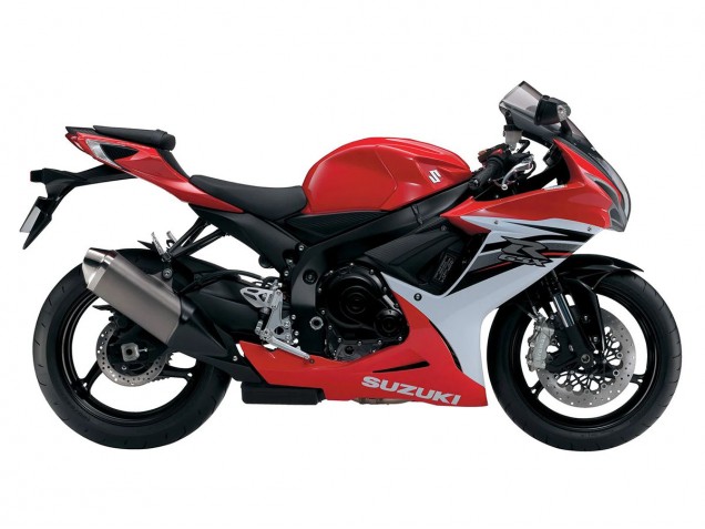 2011-2024 Suzuki GSXR 600/750 Motorcycle Fairings - Red White Black Canada