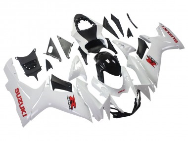 Wholesale 2011-2024 Suzuki GSXR 600/750 Motorcycle Fairings - White Glossy Black Red Decal Canada