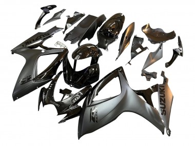 Wholesale 2006-2007 Suzuki GSXR 600/750 Motorcycle Fairings - Glossy Black Matte Black Canada