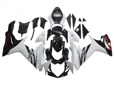 Wholesale 2011-2024 Suzuki GSXR 600/750 Motorcycle Fairings - White Glossy Black Canada