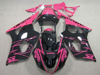Wholesale 2003-2004 Suzuki GSXR 1000 Motorcycle Fairings - Pink Black Canada