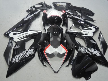 Wholesale 2005-2006 Suzuki GSXR 1000 Motorcycle Fairings - Glossy Black White Red Beacon Canada