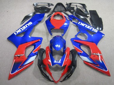 Wholesale 2005-2006 Suzuki GSXR 1000 Motorcycle Fairings - Blue Red Canada