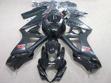 Wholesale 2007-2008 Suzuki GSXR 1000 Motorcycle Fairings Kits - Glossy Black Matte Black Canada